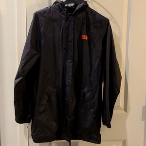 OBEY lined windbreaker jacket. SZ Large, Black.